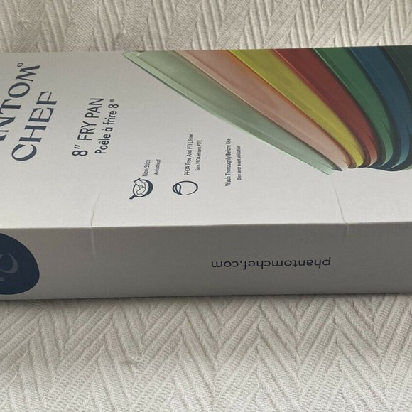 PHANTOM CHEF 8" Fry Pan in Navy Blue NEW in Box - Picture 4 of 9